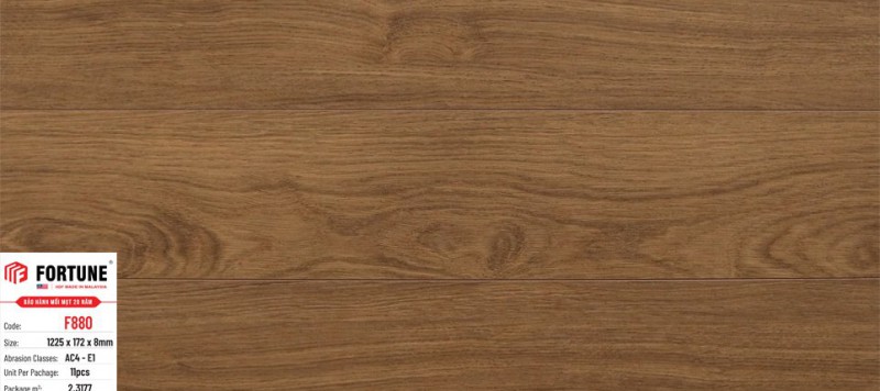 Sàn gỗ Fortune 8mm – F880